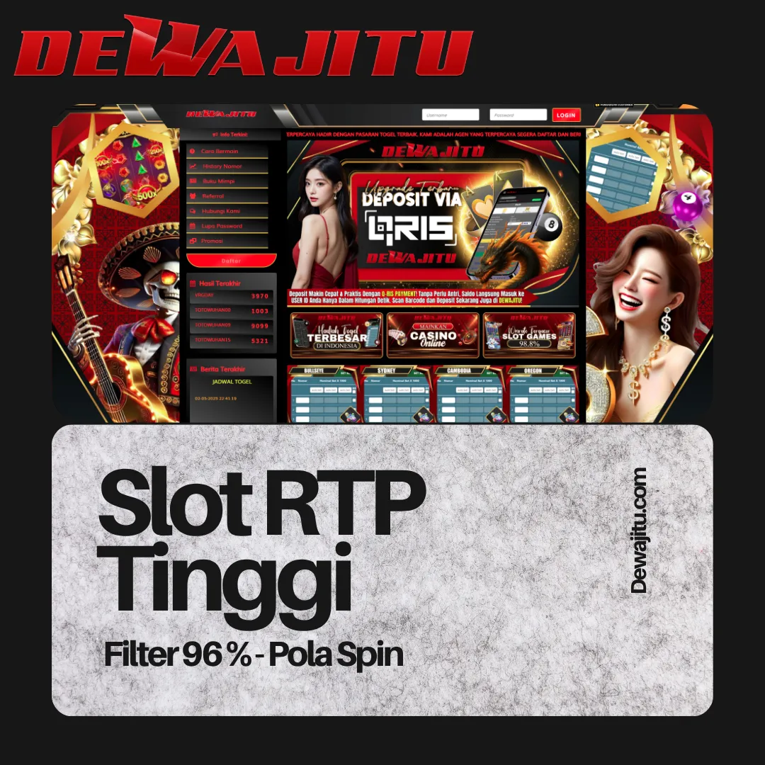 Slot RTP Tinggi Dewajitu 🍻 Filter 96 %, Pola Spin & Newsletter Jam Gacor